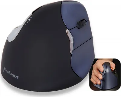 Marrës USB wireless BakkerElkhuizen Evoluent4, për maus, i zi - 1