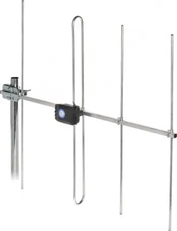 Antena RTV Dipol DIRECTIONAL 4/5-12 DAB, për DVB-T, për jashtë, e argjendtë