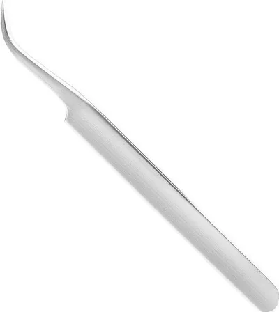 Pincetë Snippex Curve 705, majë e harkuar, inoks, argjendtë - 1