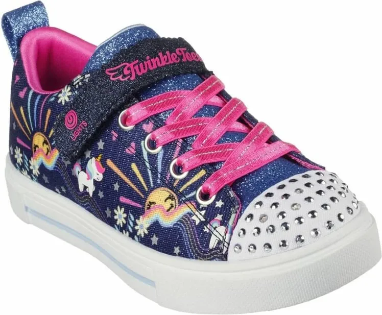 Atlete për fëmijë Skechers, blu marine - 3