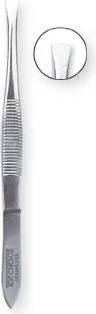 Pincetë Top Choice Make up Straight 7323, e drejtë, për vetulla, argjendi - 1