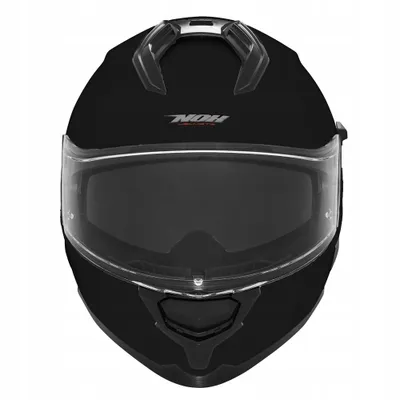 Helmetë integrale Nox N304S Solid, full face, e zezë me shkëlqim - 1