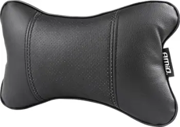 Mbështetëse lumbare për veturë AMiO 03130, ergonomike, universale, e zezë