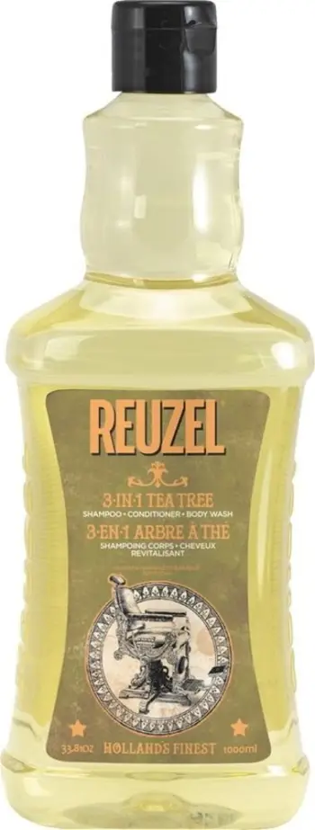 Shampo 3 në 1 Reuzel Tea Tree për meshkuj, 350ml, për flokë dhe trup