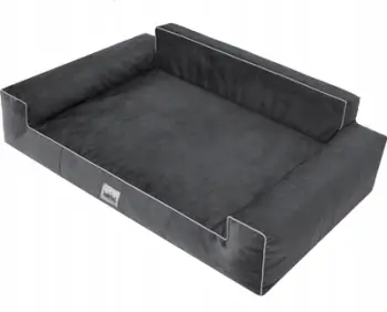 Shtrat për qen Hobbydog Velvet XXL, 116x78cm, gri