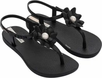 Sandale për vajza Ipanema Class Flora Jr., të zeza