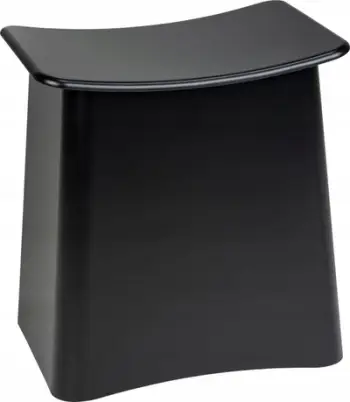 Stol banjoje WENKO Wing, kosh rrobash 33L, deri 120 kg, i zi
