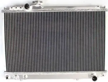 Radiator uji sportiv TurboWorks, Toyota Supra Soarer 3.0L MZ20 86-92, bërthamë 40mm, argjendtë