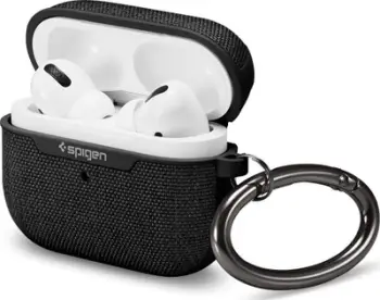 Kapak mbrojtës Spigen Urban Fit për Apple AirPods Pro, kompatibil me karikim wireless, i zi
