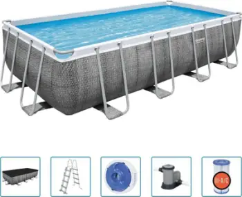 Pishinë Bestway Power Steel (56998), 549x274x122cm, e hirtë