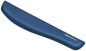 Mbështetëse për kyçe tastiere Fellowes PlushTouch, ergonomike, me bazë gome kundër rrëshqitjes, e zezë