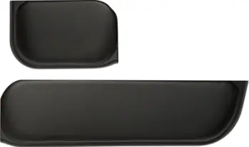 Mbështetëse për kyçe Contour Design Long Short, për tastierë dhe maus, për RollerMouse PRO3, e zezë