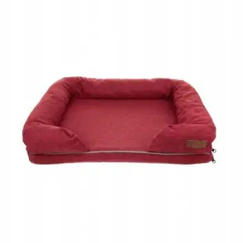 Shtrat për qen Pets Collection BK-14424, 66x53x15cm, me zinxhir, i kuq