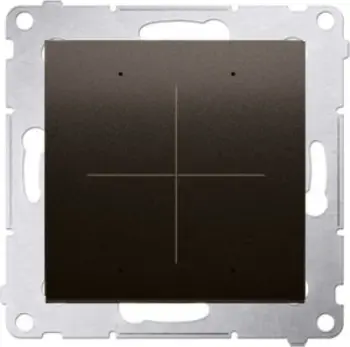 Modul kontrolli Wi Fi Kontakt Simon 54 GO DENB1W.01/46, transmision me bateri, 28 veprime, kafe mat