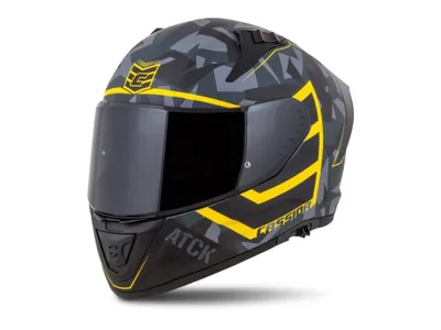 Helmeta moto Cassida Aero ATCK, full-face, grey camo - 2