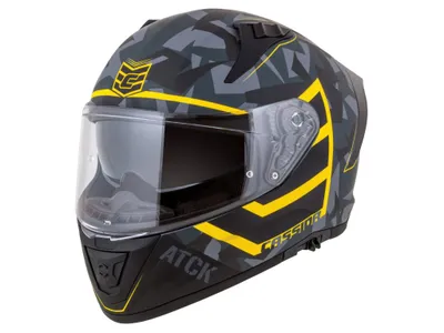 Helmeta moto Cassida Aero ATCK, full-face, grey camo - 3