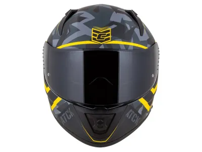 Helmeta moto Cassida Aero ATCK, full-face, grey camo - 5