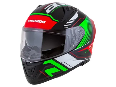 Helmeta moto Cassida Aero Drome, full face, polikarbonat, gri e zezë - 3
