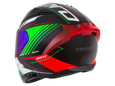 Helmeta moto Cassida Aero Drome, full face, polikarbonat, gri e zezë - 5