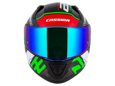 Helmeta moto Cassida Aero Drome, full face, polikarbonat, gri e zezë - 6