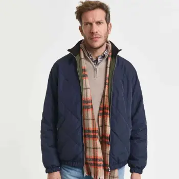 Jakne GANT REVERSIBLE STAND-UP COLLAR JACKET