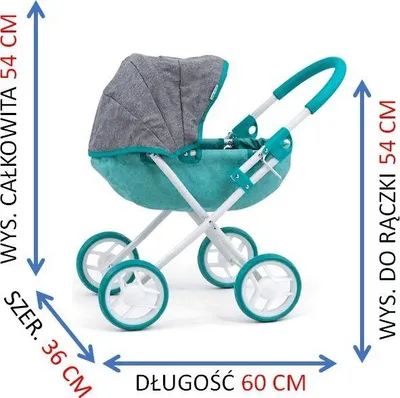 Karrocë për kukull Milly Mally Dori Prestige, Mint - 3