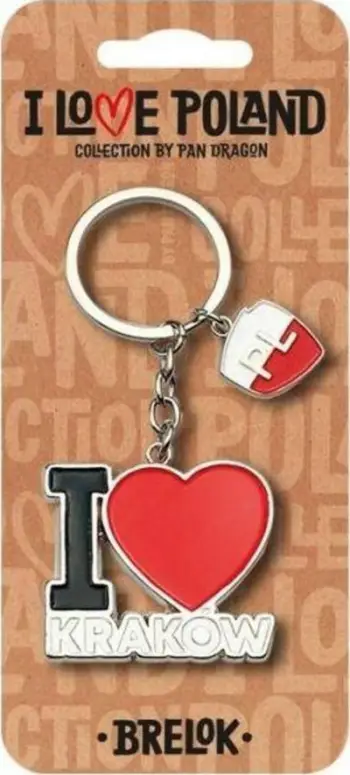 Varëse çelësash I Love Poland Kraków ILP BRE B KR 05, suvenir dekorativ, shumëngjyrëshe