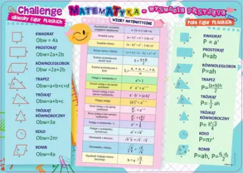 Mbështetëse tavoline Henry Desk Pad Mathematics, 34 x 48 cm, dyanshme, shumengjyrëshe