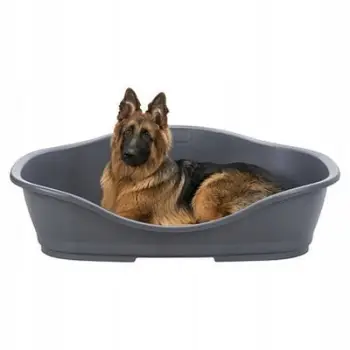 Shtrat plastik për qen Trixie Sleeper, 88 x 62 cm, gri