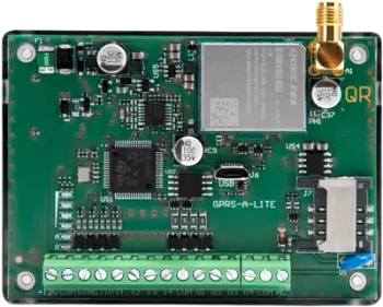 Modul monitorimi Satel GPRS A Lite, komunikim GPRS SMS, antenë e jashtme, i bardhë
