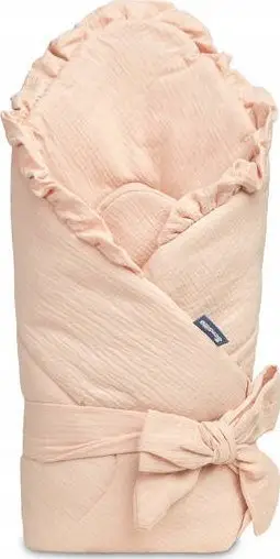 Mbështjellës bebe Baby Nest Cone Muslin ICING, 75x75 cm, pambuk