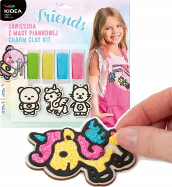 Varëse çelësash Kidea Foam Mass, material shkumë, 4 ngjyra
