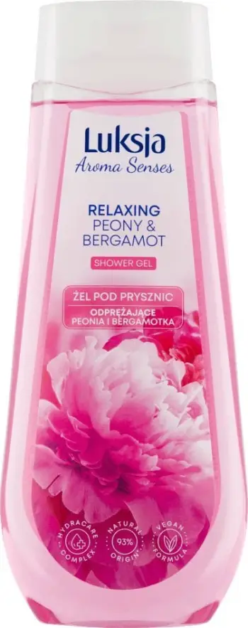 Xhel dushi Luksja Peony, 500ml, për gra