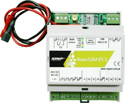Modul njoftimi dhe kontrolli BasicGSM-PS-D4M 2, GSM, kontroll në distancë - 1