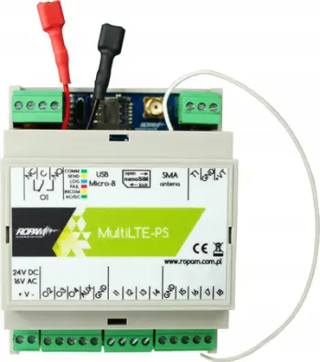 Modul njoftimi Ropam MULTILTE-PS-D4M, profesional, për sisteme sigurie