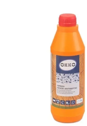 Antiseptik druri OKKO T, 1L, për përdorim të brendshëm dhe të jashtëm, jeshil