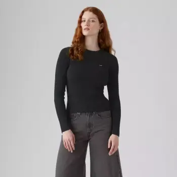 Bluzë LEVIS RIB CREW SWEATER ANTHRACITE NIGHT RIB