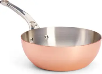 Tigan sauté De Buyer Prima Matera, 24 cm, bakër dhe çelik inox