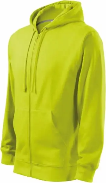 Duks me zinxhir Malfini Trendy Zipper për meshkuj, ngjyrë jeshile