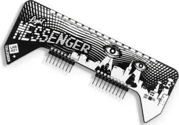 Modul PoV Light Messenger për Flipper Zero, 16 diode RGB, akselerometër, i bardhë