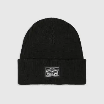 Kapelë LEVIS BACKPATCH BEANIE CAVIAR