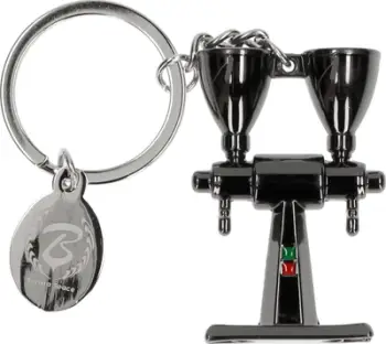 Varëse çelësash me mulli kafeje Barista Space Keychain Grinder, portativ, metalik
