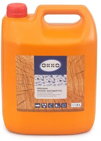 Antiseptik druri Okko T Brown, 5 L, kafe