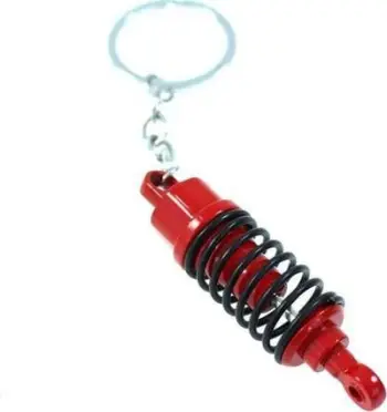 Varëse çelësash MTuning Coilover, dizajn amortizatori sportiv, e kuqe