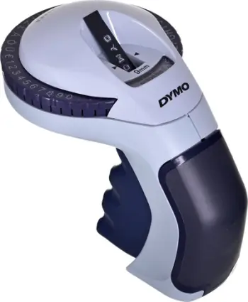 Aparat etiketues Dymo Omega, manual, shirit 9mm, blu