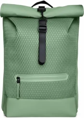 Çantë shpine Rains Rolltop Mesh, unisex, gri