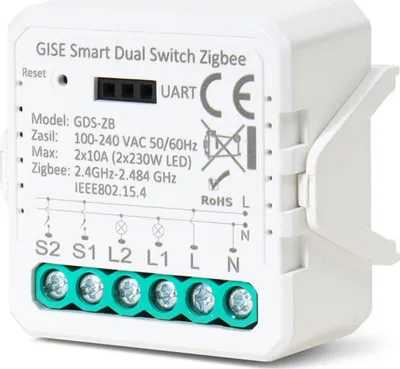 Modul rele i zgjuar GISE GDS-ZB-NN, Zigbee, Dual, pa tel neutral - 2