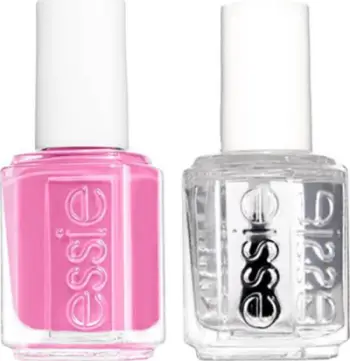 Set manikyri Essie, llak thonjsh vegan 20 Lovie Dovie 13.5 ml, top coat forcuese Good To Go 5 ml