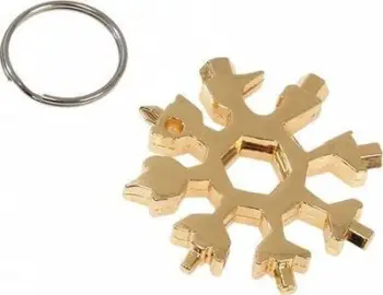 Varëse çelësash MTuning Multitool Keyring, dizajn kompakt, ngjyrë ari