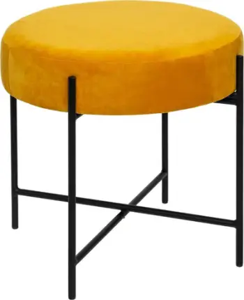 Stol kadifeje Atmosphera Arty, lartësi 45 cm, jeshil okër